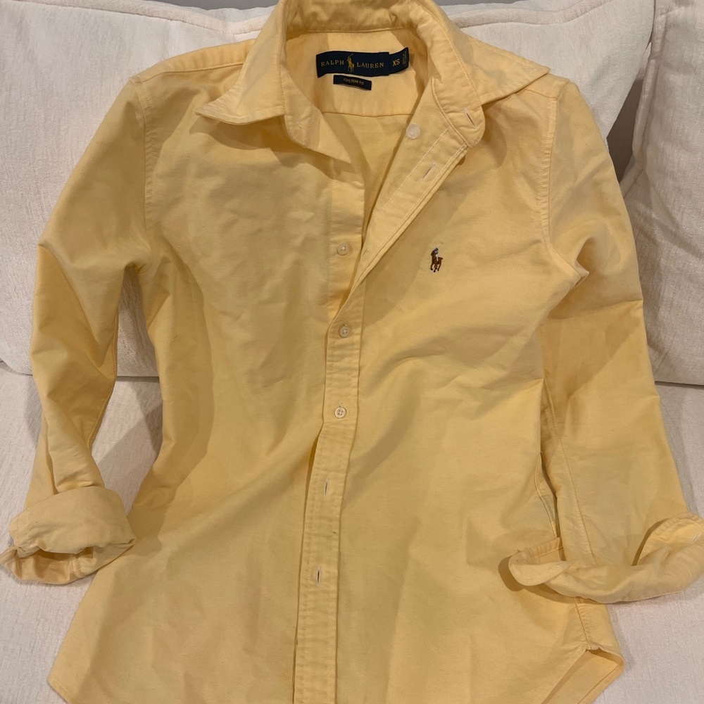Yellow Ralph Lauren Women’s Button Down